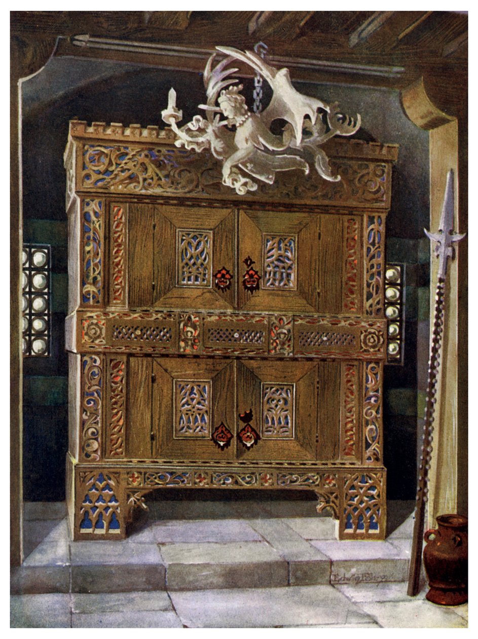 Późnogotycki schrank, 1910. autorstwa Edwin Foley