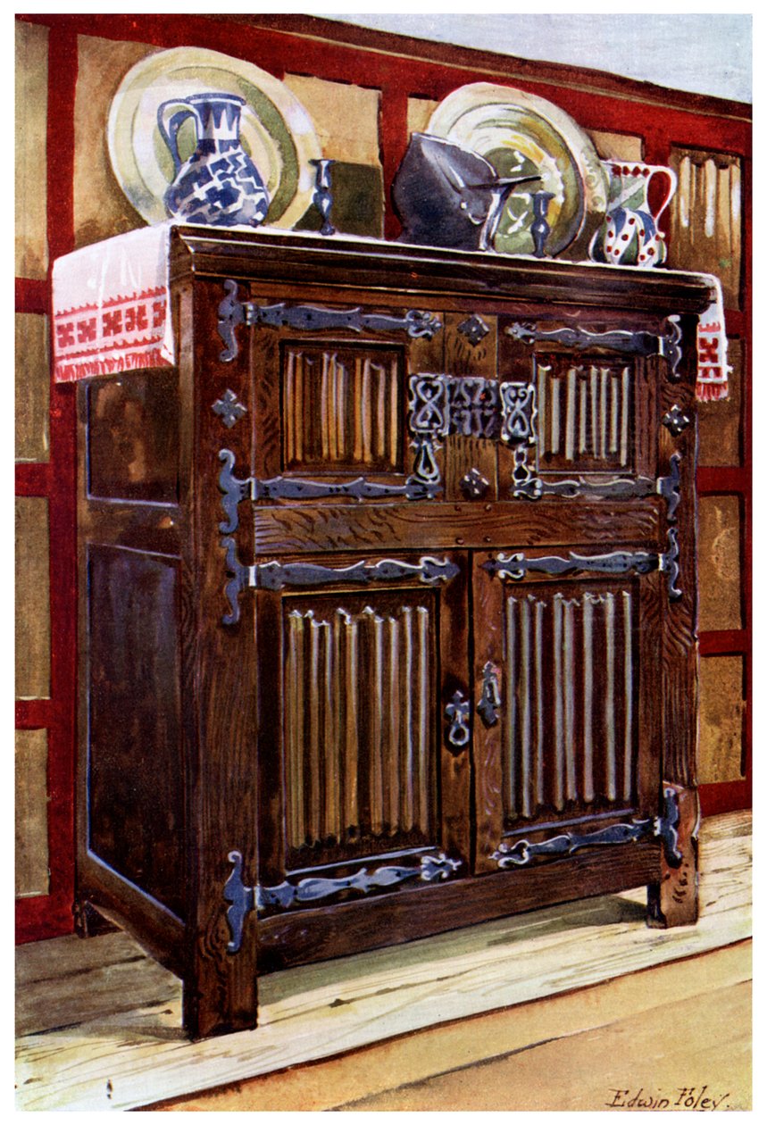 Podwójna budka dębowa, 1910 r. autorstwa Edwin Foley