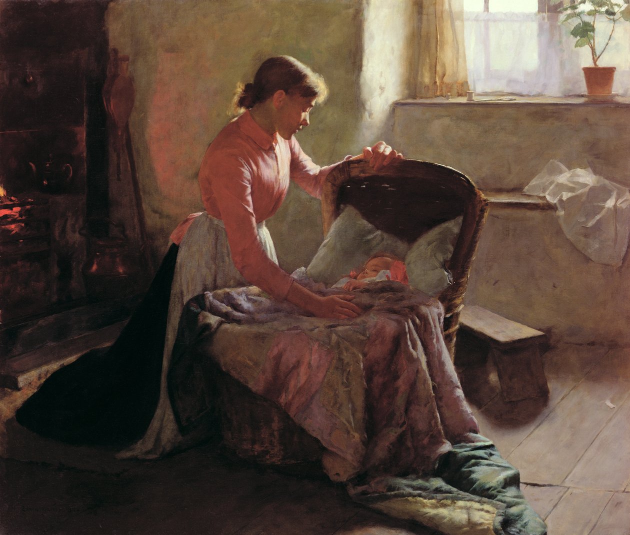 Słodkie sny, 1892 autorstwa Edwin Harris