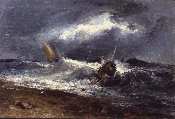 Scena burzy autorstwa Edwin Hayes