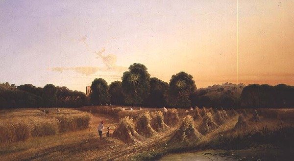 Wieczorne żniwa autorstwa Edwin Henry Boddington