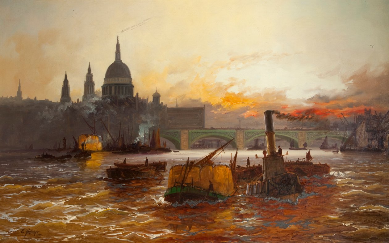 Pula Londynu, 1940-45 autorstwa Edwin Henry Eugene Fletcher