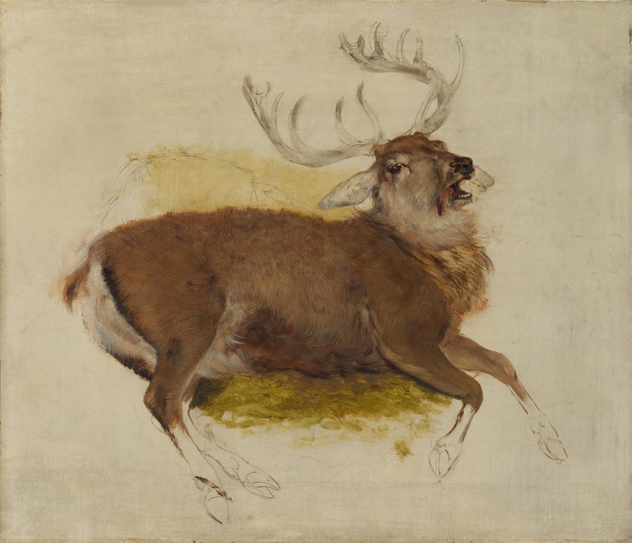Umierający Jeleń, ca. 1830. autorstwa Edwin Landseer