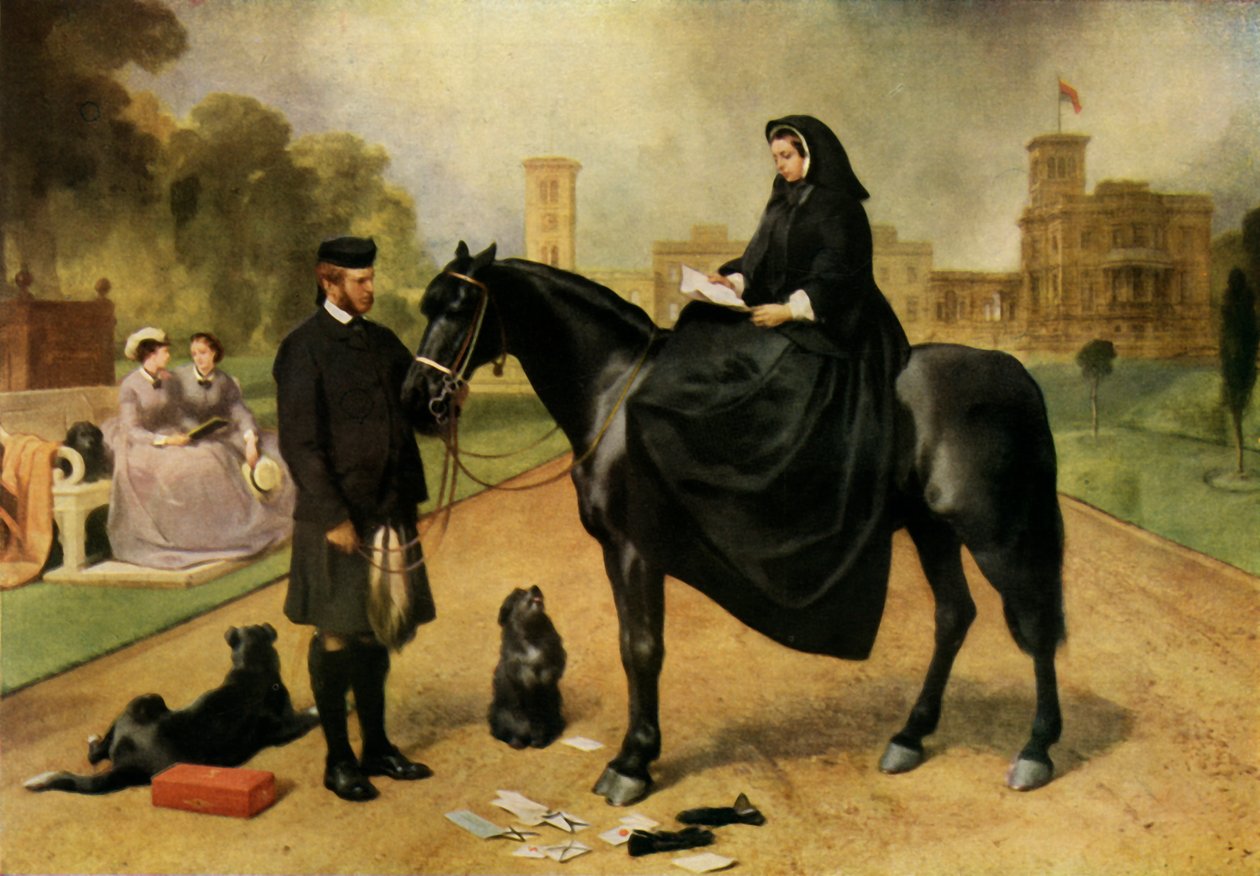 „Królowa Wiktoria w Osborne”, 1865-1867, 1943. autorstwa Edwin Henry Landseer