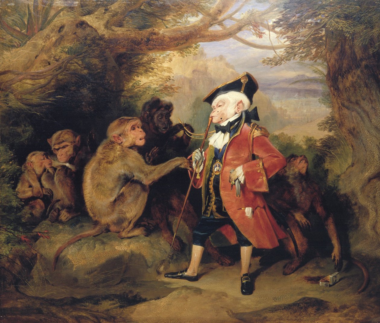 „Podróżna Małpa”, 1827 r. autorstwa Edwin Henry Landseer