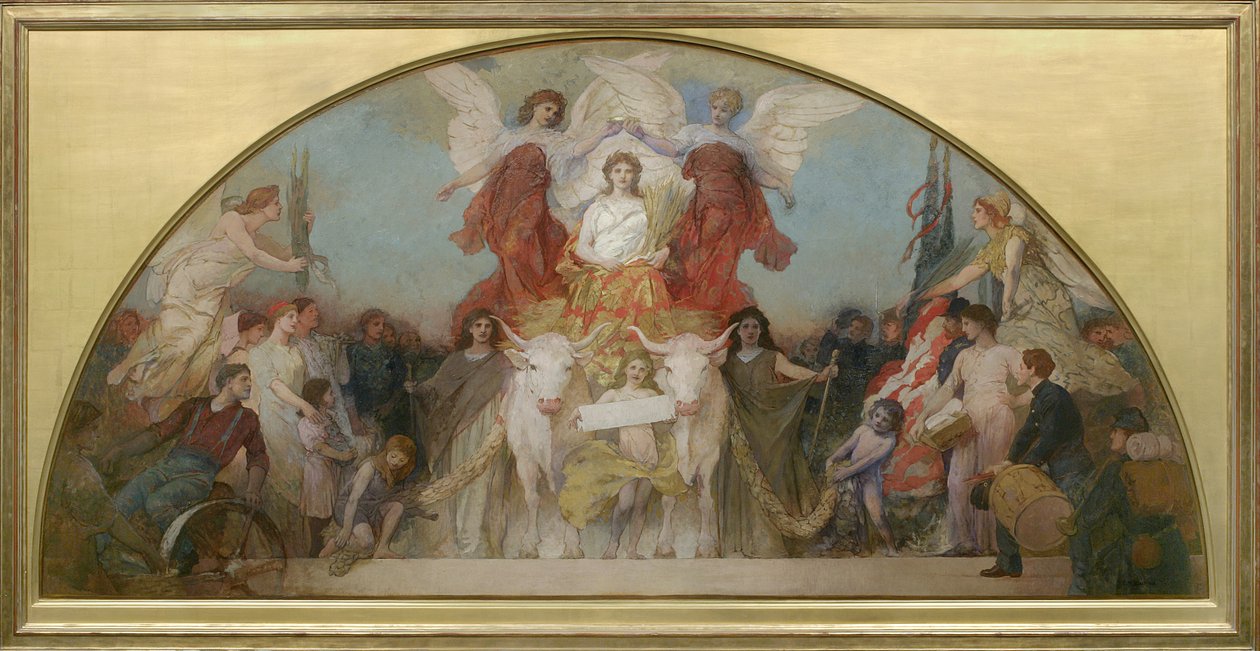 Studium dla Minnesoty, Spichlerz Świata, 1904 autorstwa Edwin Howland Blashfield