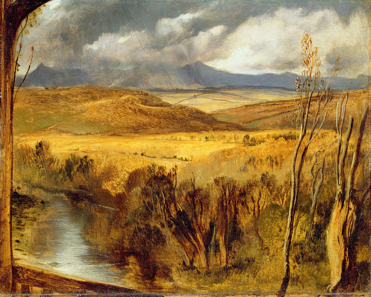 Krajobraz górski, ok. 1825-35 autorstwa Edwin Landseer