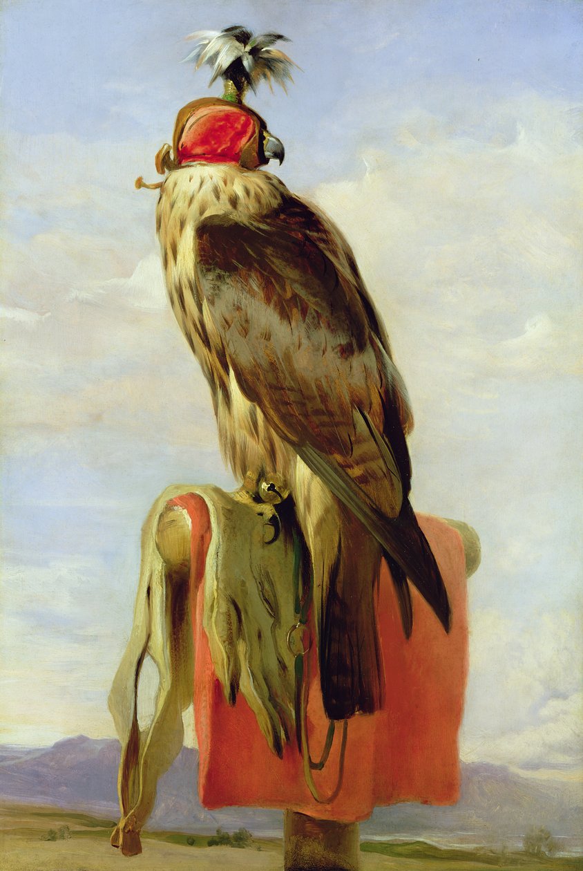 Sokół z kapturem autorstwa Edwin Landseer