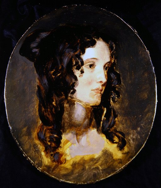 Studium portretowe damy (olej na płótnie) autorstwa Edwin Landseer