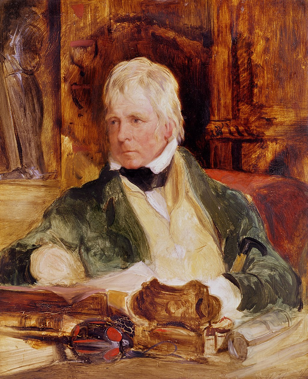 Portret Sir Waltera Scotta, c.1824 autorstwa Edwin Landseer