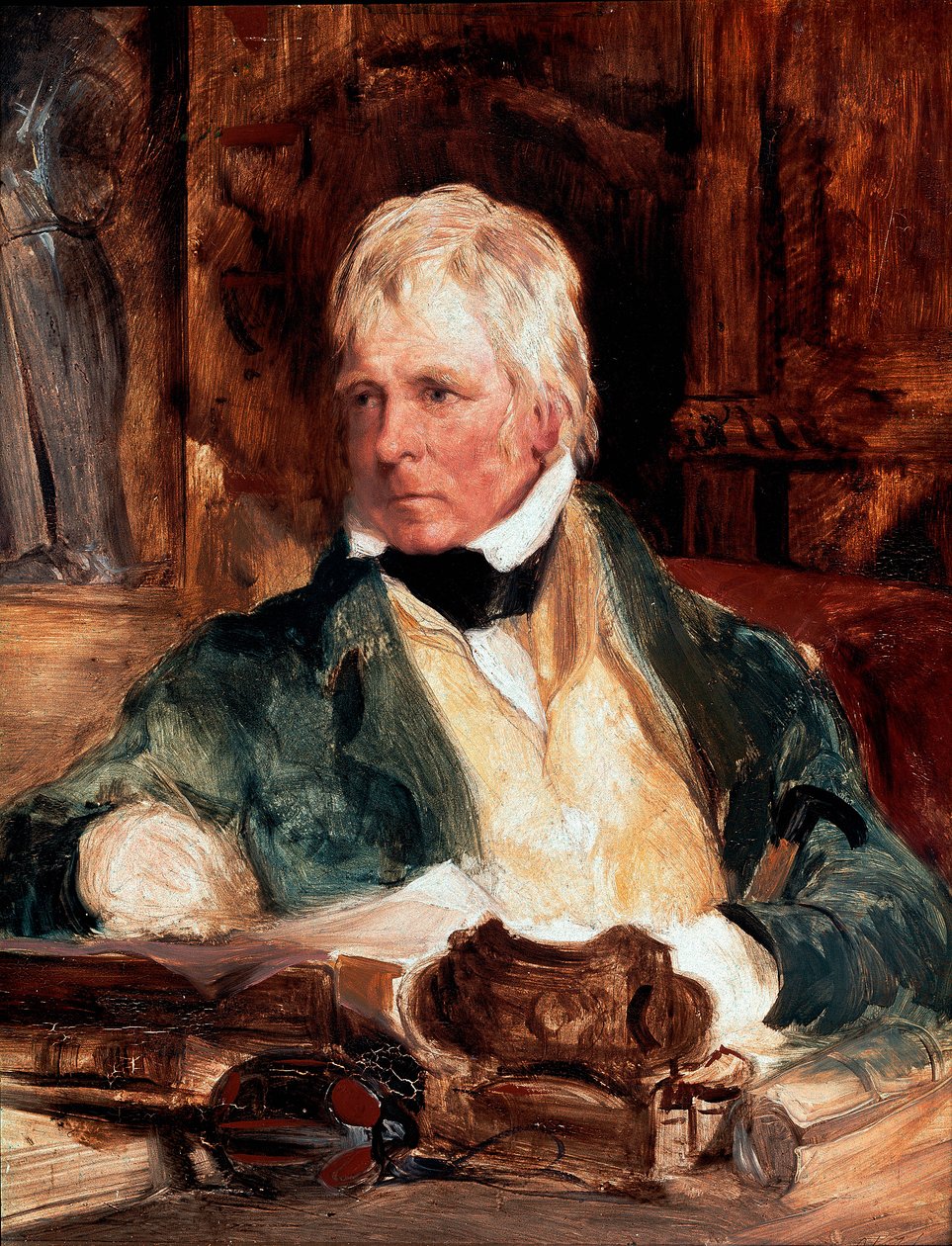 Portret Waltera Scotta (1771-1832), obraz szkockiego pisarza Edwina Henry