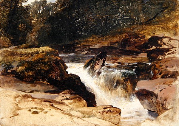 „The Gartness”, Drymen, Stirlingshire, c.1830 (olej na panelu) autorstwa Edwin Landseer