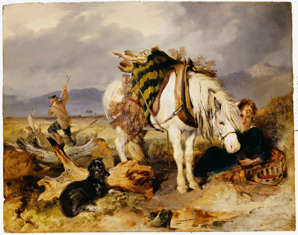 Drwal autorstwa Edwin Landseer
