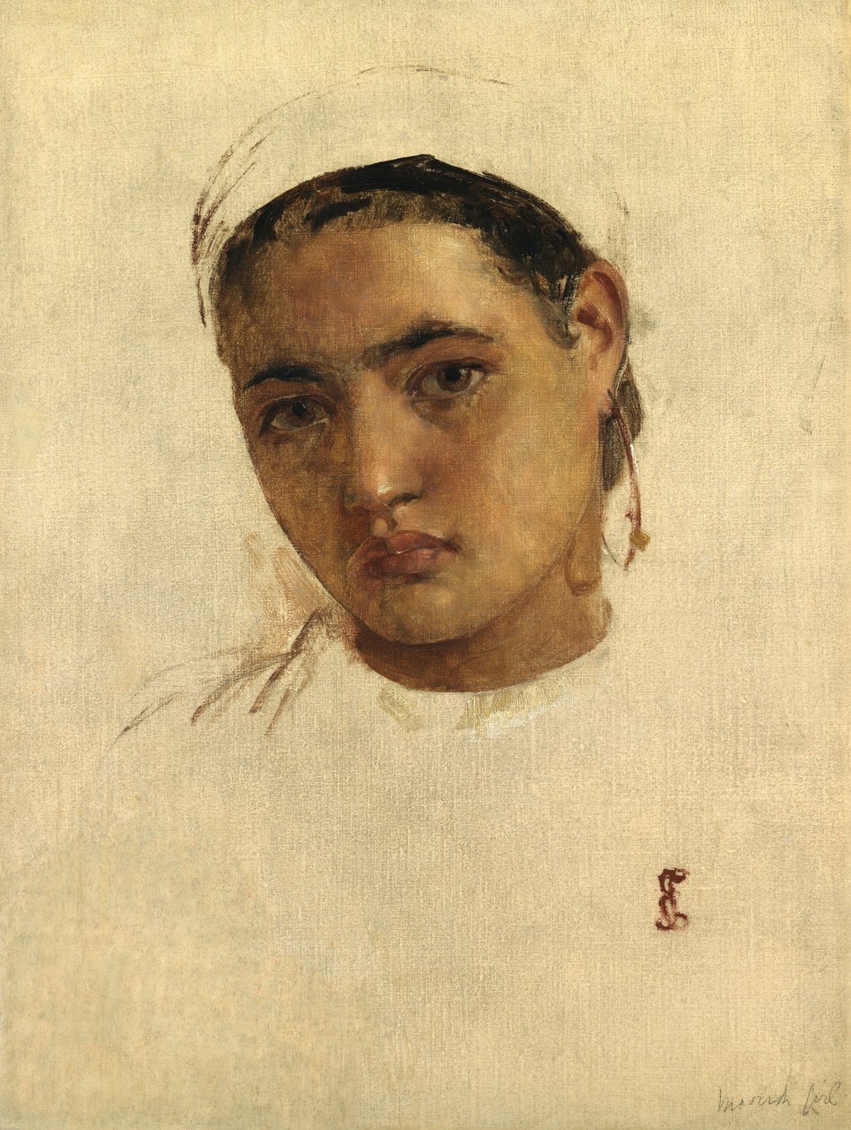 Mauretańska dziewczyna autorstwa Edwin Longsden Long