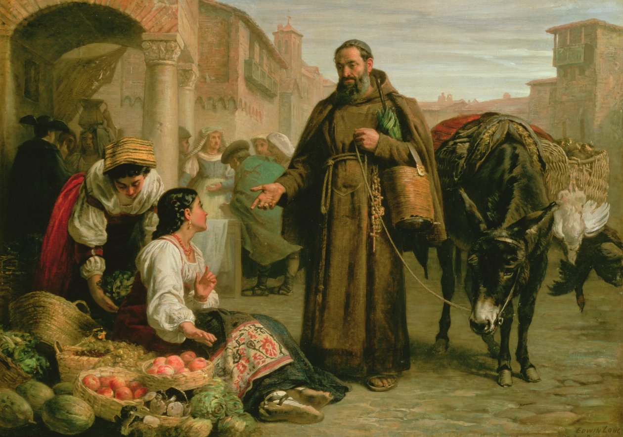 Hiszpańskie miasto autorstwa Edwin Longsden Long