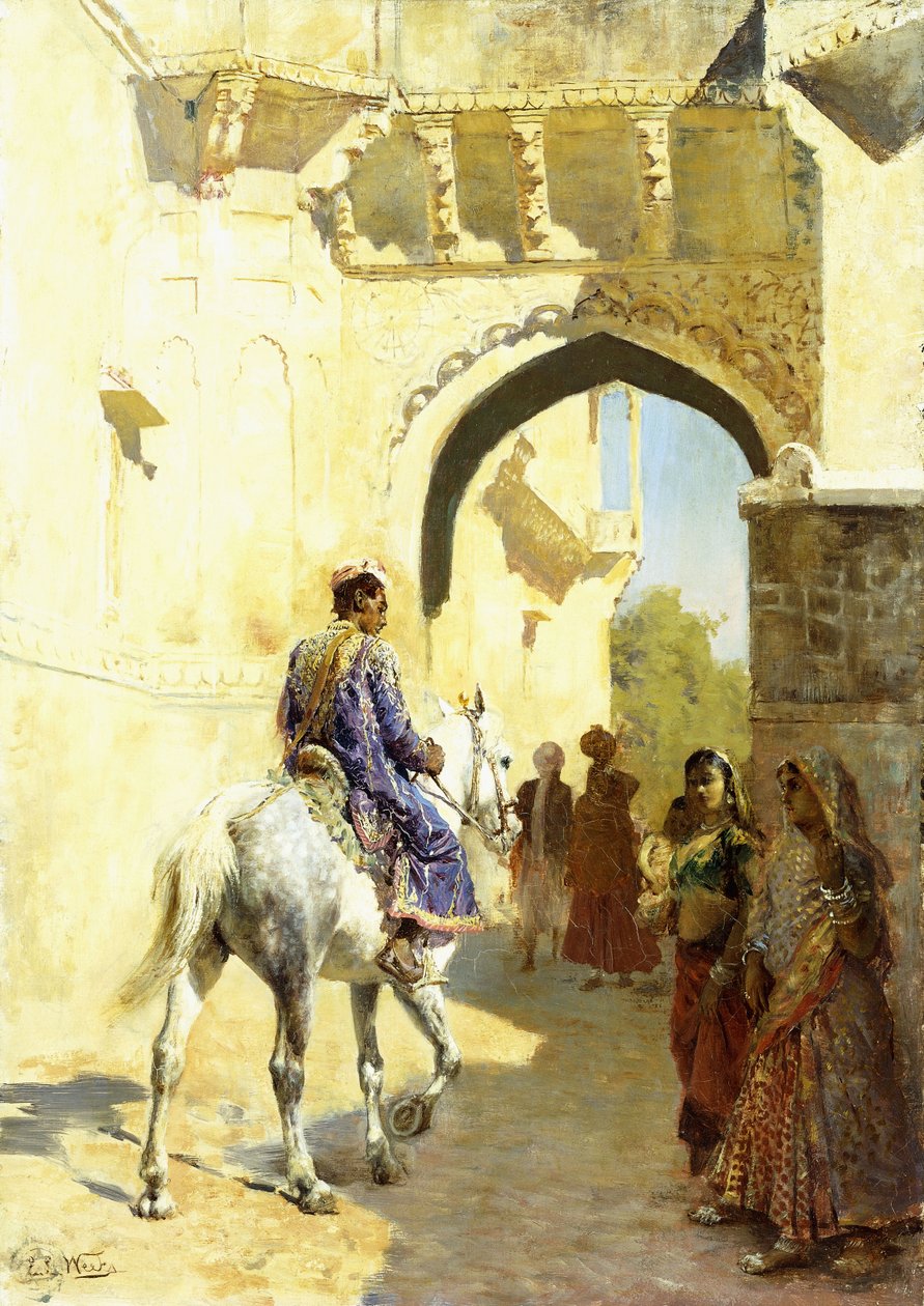 Scena arabska, 1884-89 autorstwa Edwin Lord Weeks