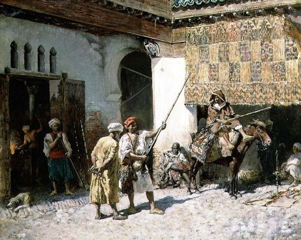 Handlarz bronią autorstwa Edwin Lord Weeks