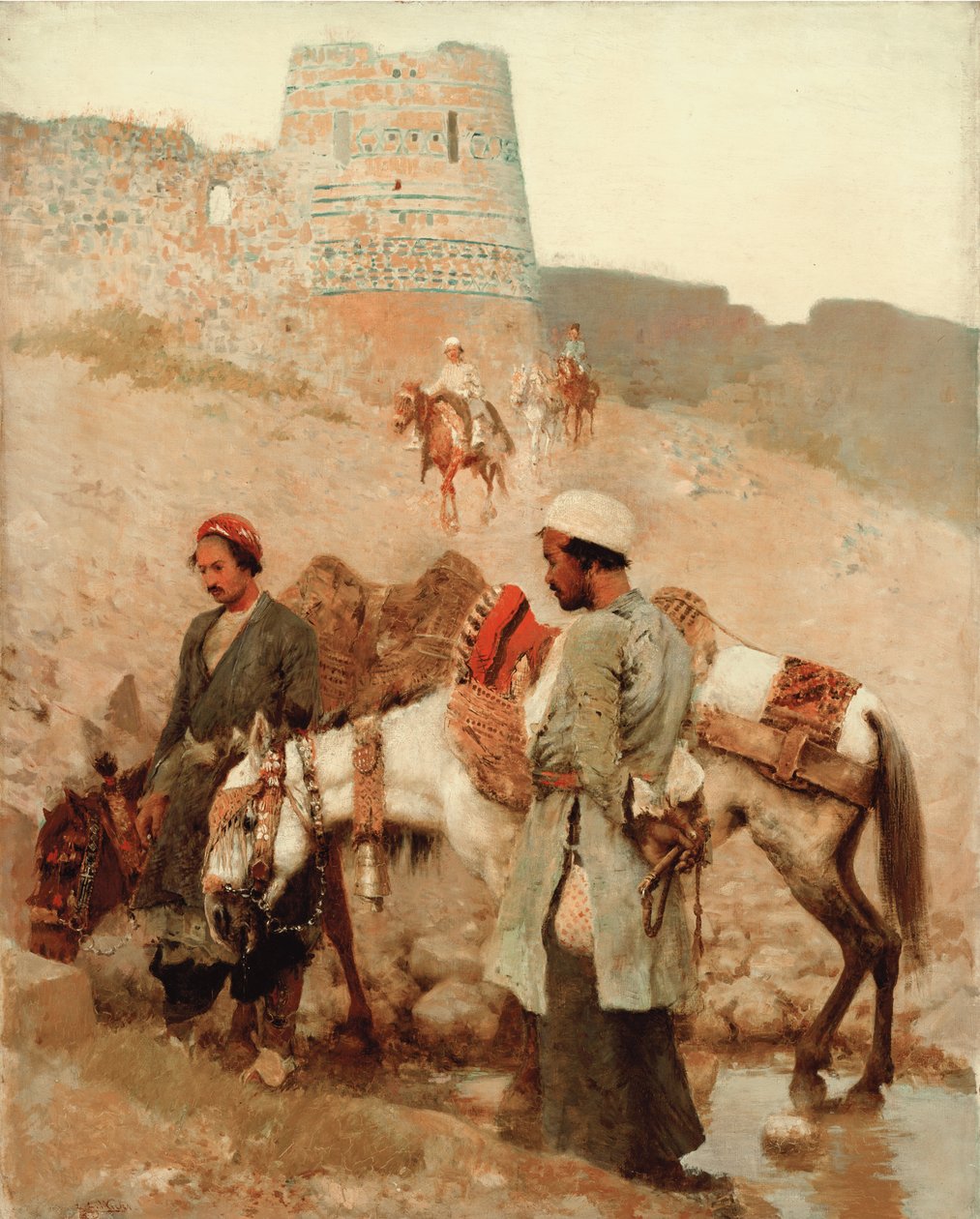 Podróżowanie po Persji, 1895 autorstwa Edwin Lord Weeks