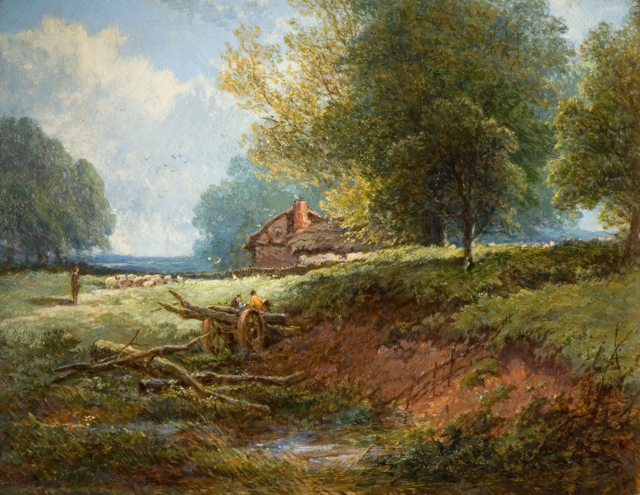 Scena na łące, 1880. autorstwa Edwin Taylor