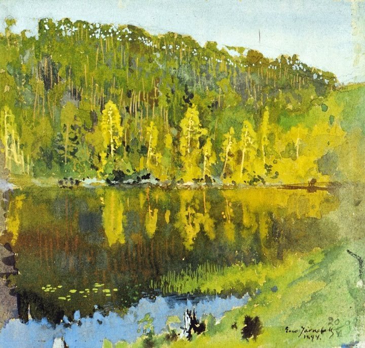 Metsalampi autorstwa Eero Järnefelt