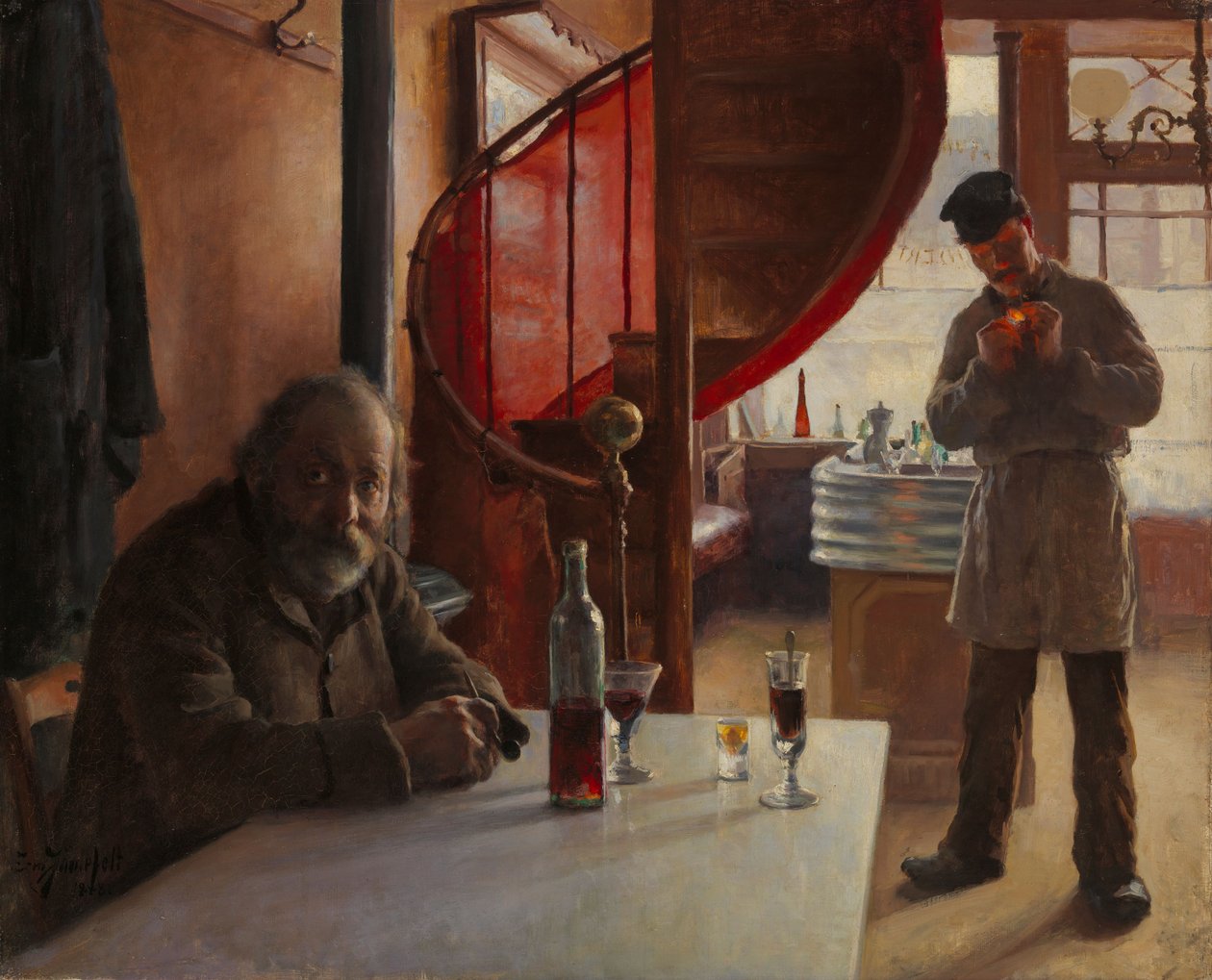 Francuski bar winny autorstwa Eero Järnefelt
