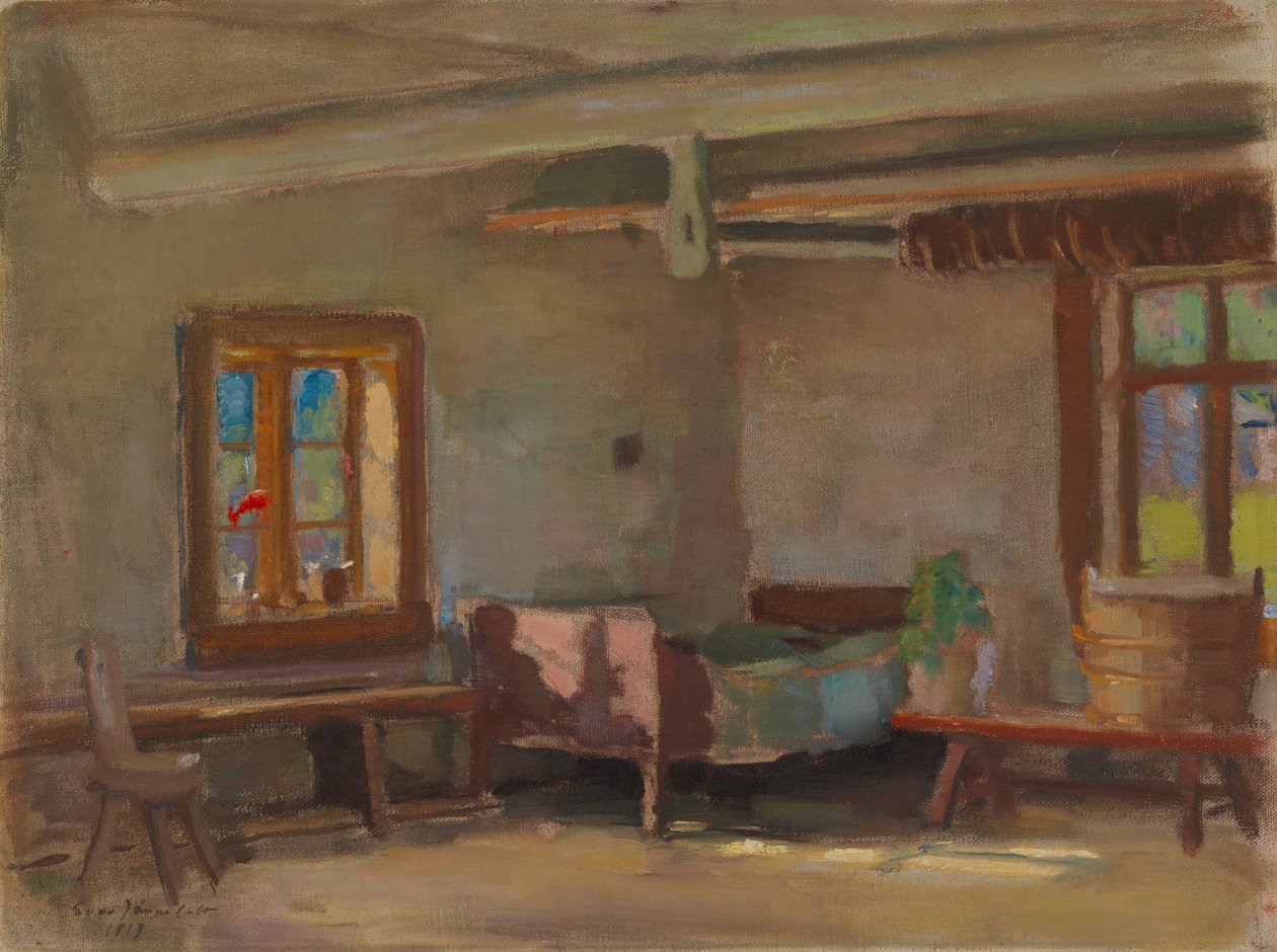 Wnętrze autorstwa Eero Järnefelt