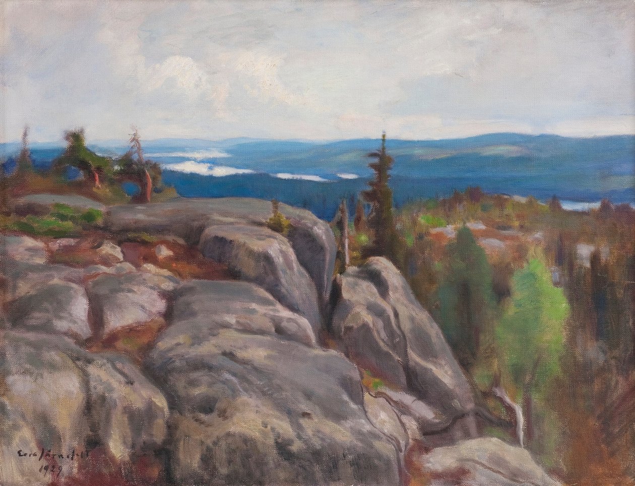Pejzaż z Koli, 1929 autorstwa Eero Järnefelt