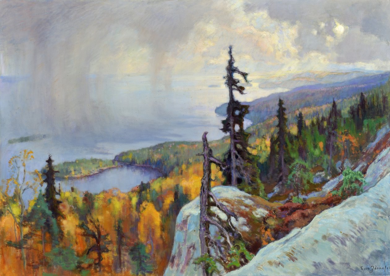Pejzaż Pejzaż z Koli, 1930 autorstwa Eero Järnefelt