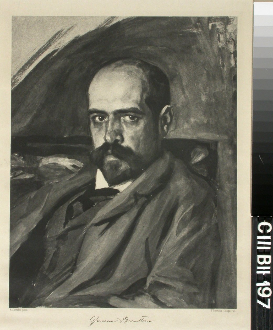 Portret Gunnara Berndtsona autorstwa Eero Järnefelt
