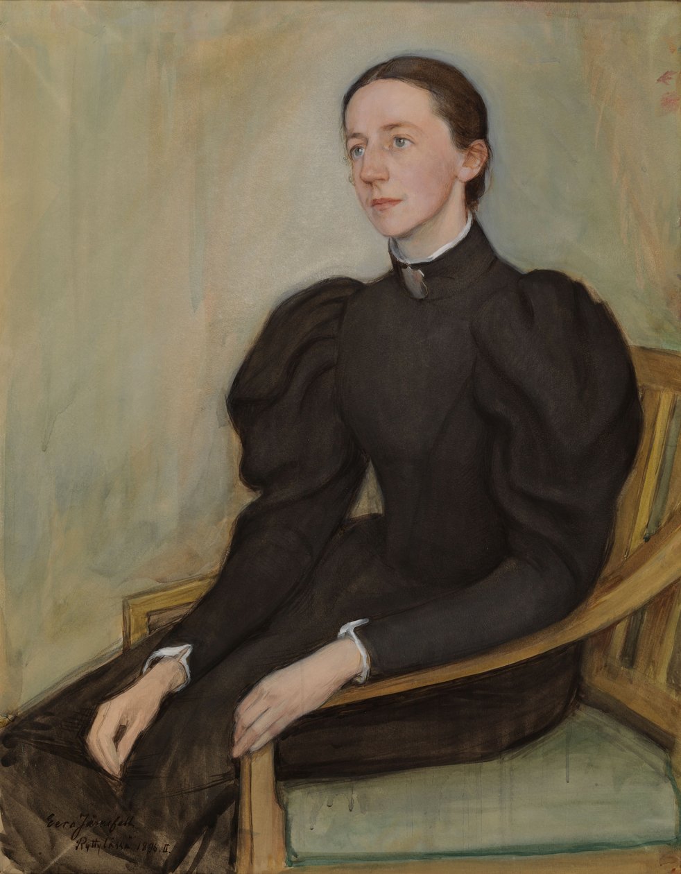 Portret Mathildy Wrede autorstwa Eero Järnefelt