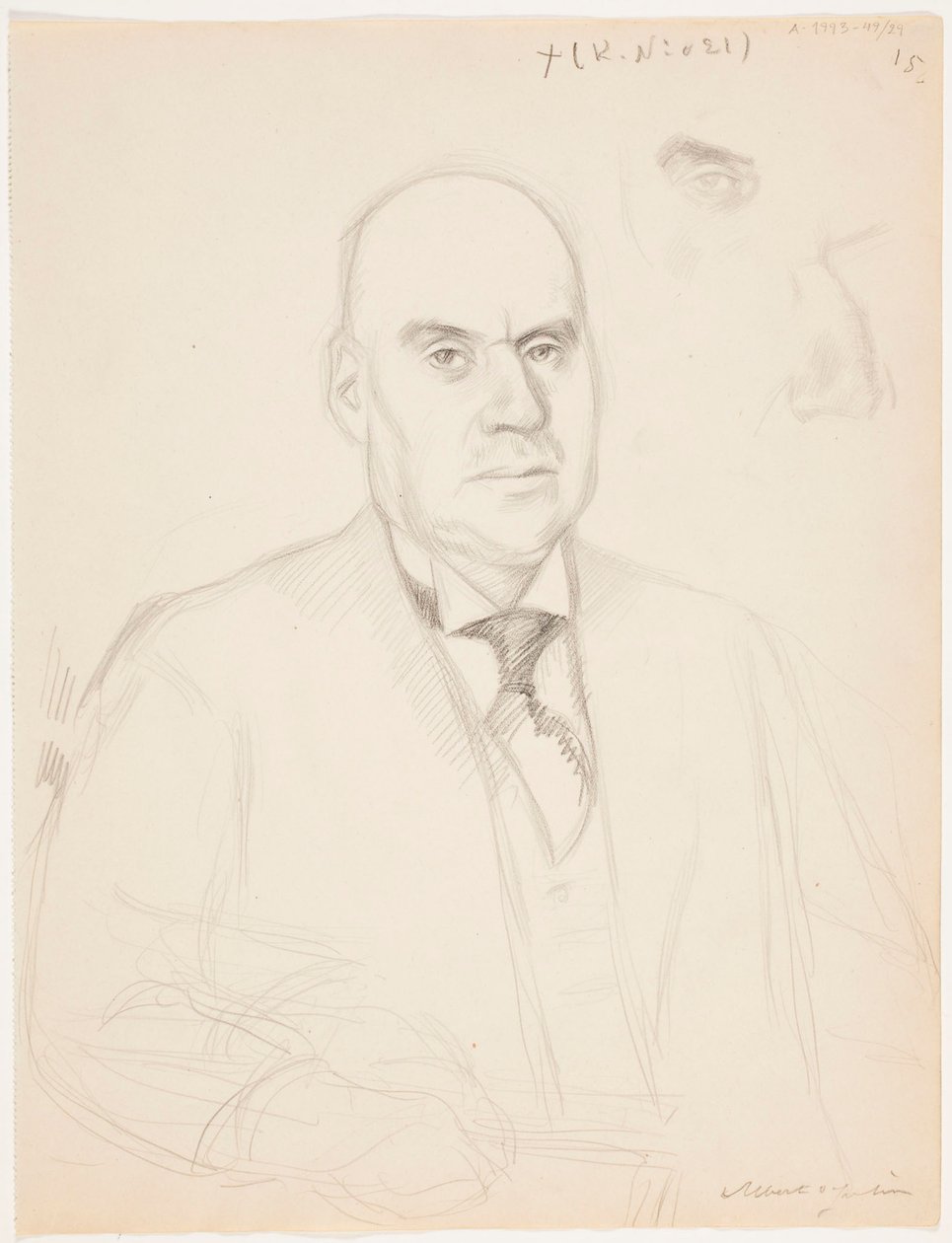 Portret mężczyzny autorstwa Eero Järnefelt