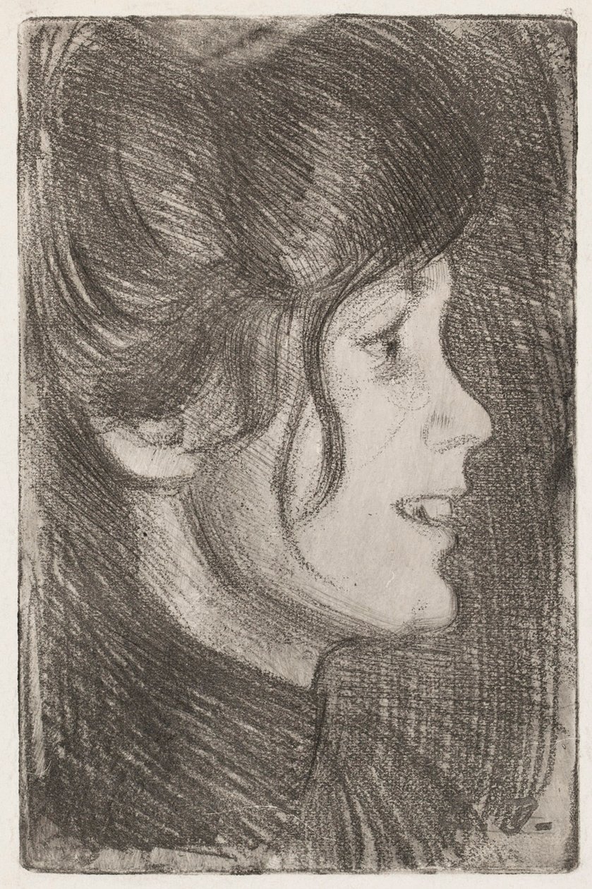 Portret młodej kobiety (Anni Swan) autorstwa Eero Järnefelt