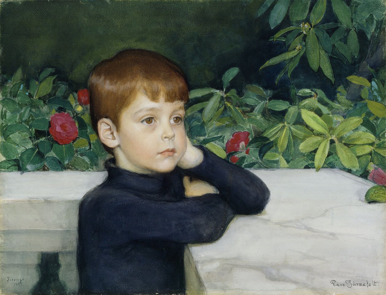 Portret syna artysty (Heikki Järnefelt) autorstwa Eero Järnefelt