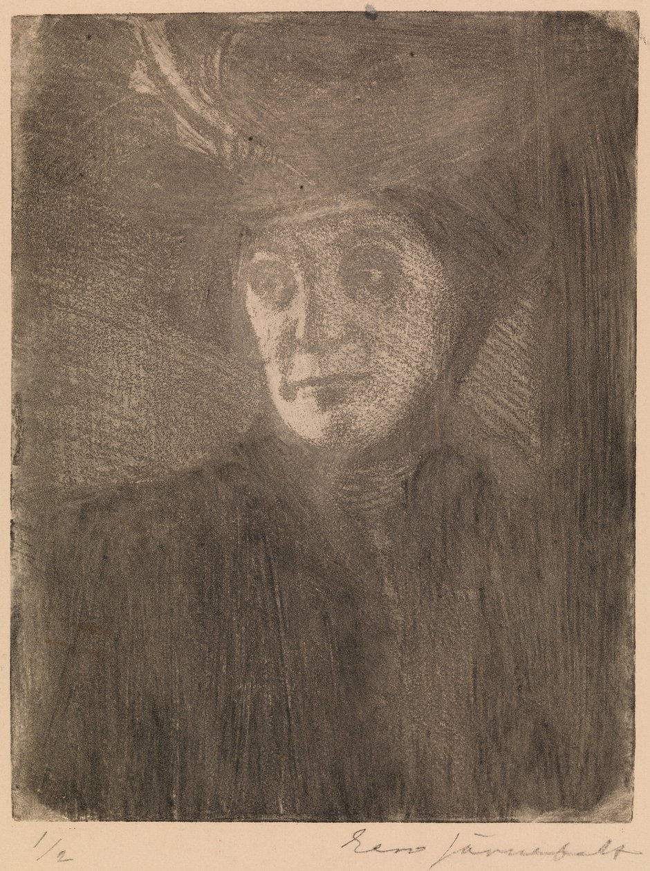 Portret żony artysty autorstwa Eero Järnefelt
