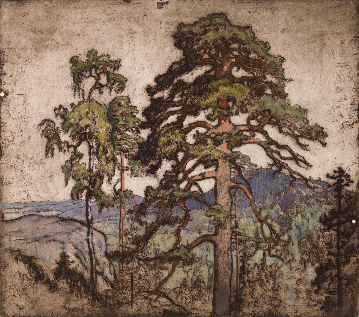 Widok z Koli autorstwa Eero Järnefelt