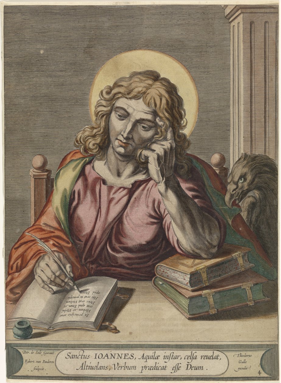 Ewangelista Jan Czterech Ewangelistów (tytuł serii) autorstwa Egbert van Panderen