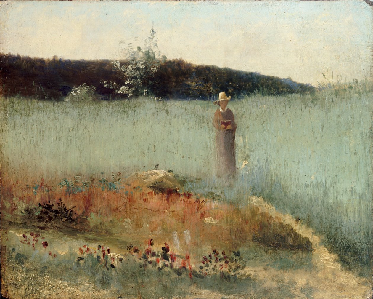 Pole Żyta, Barbizon, ok. 1884 autorstwa Egerton Bush Coghill