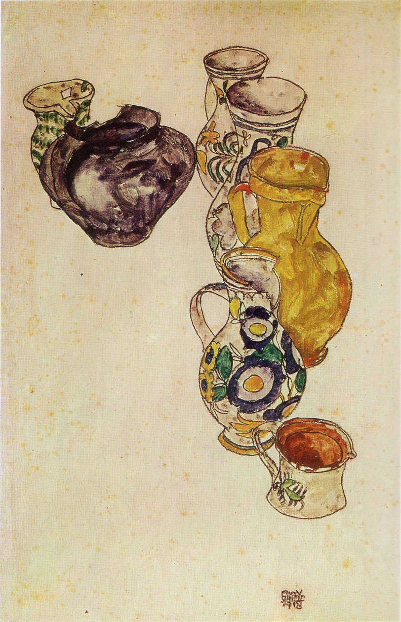 Chłopi Jugsn: nn autorstwa Egon Schiele