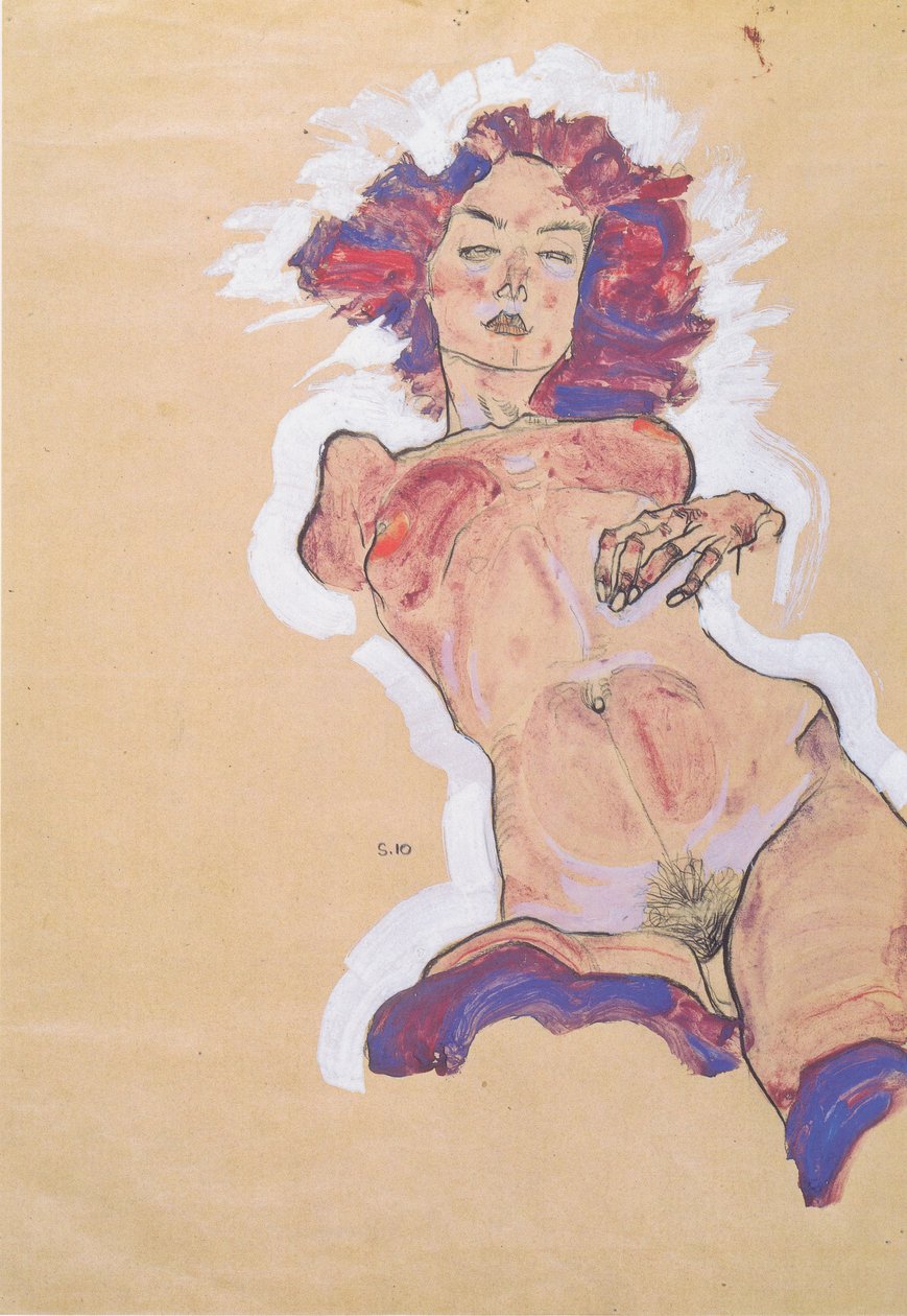 Akt kobiecy autorstwa Egon Schiele