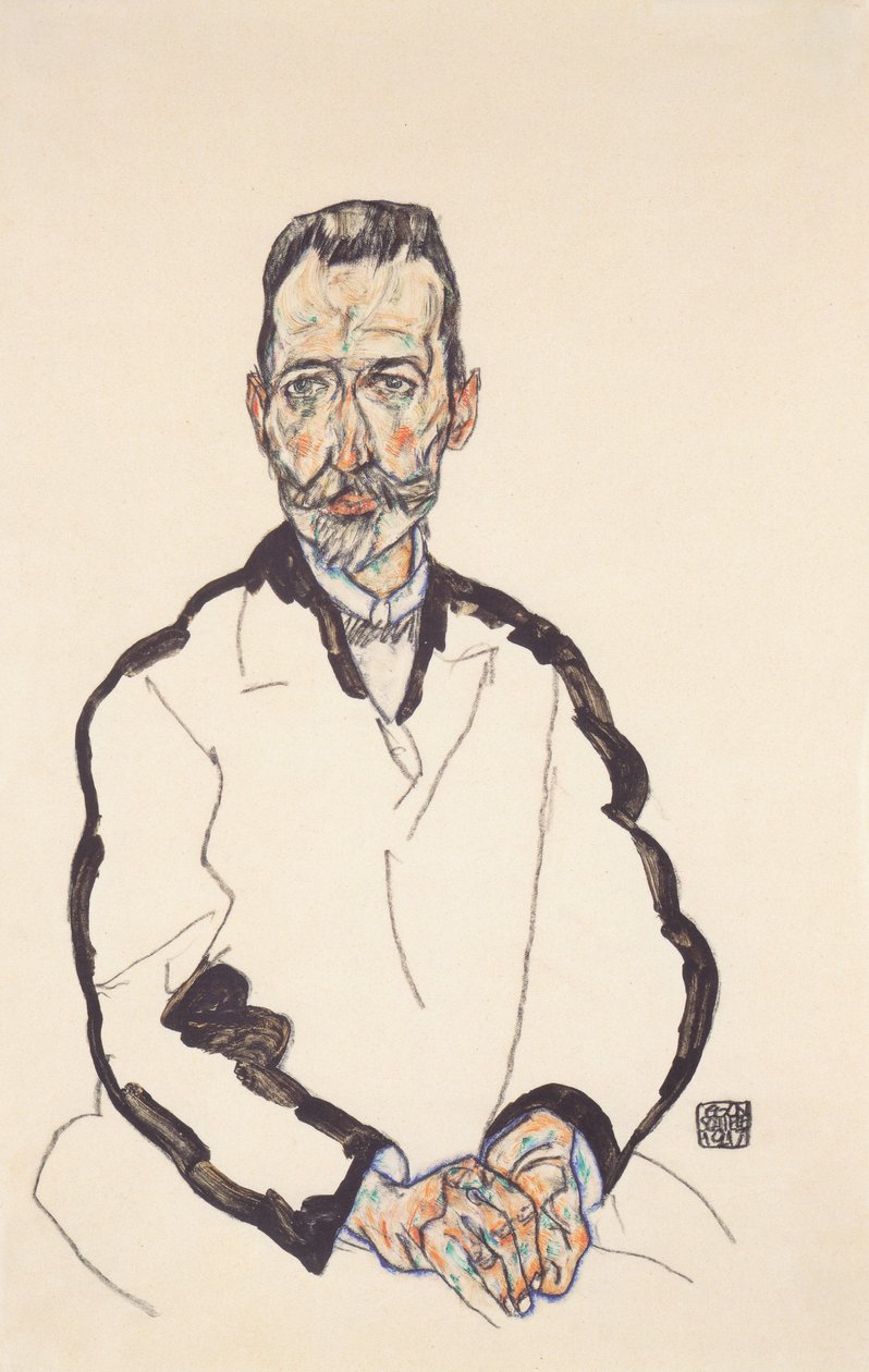 Bildnis Heinrich Benesch autorstwa Egon Schiele