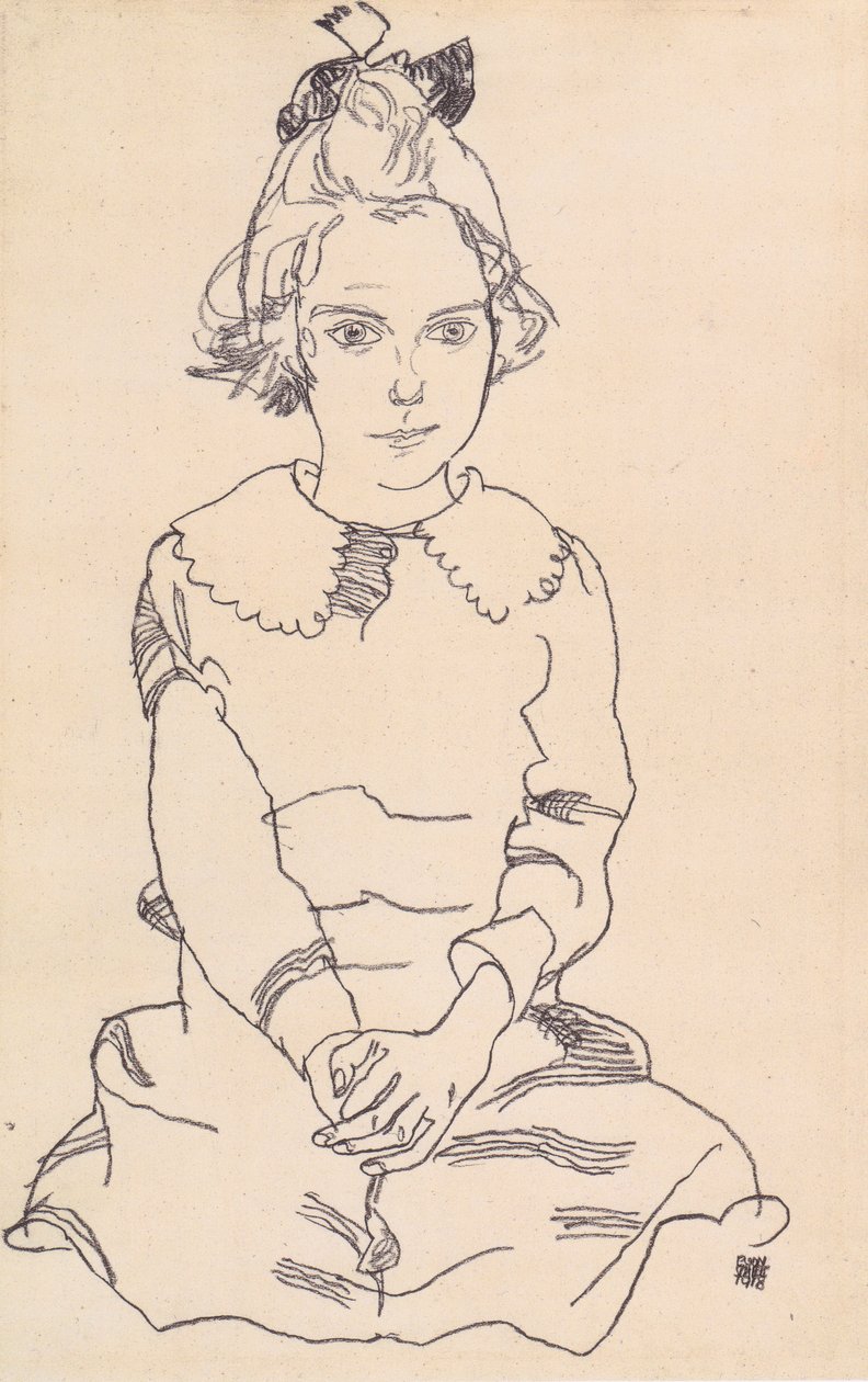Portret Marii Steiner autorstwa Egon Schiele