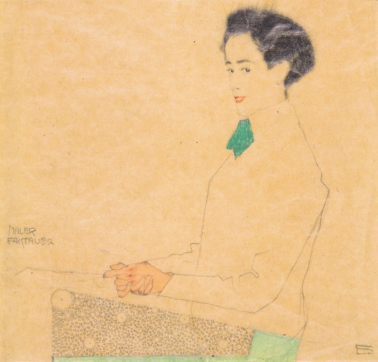Portret malarza Antona Faistauera autorstwa Egon Schiele