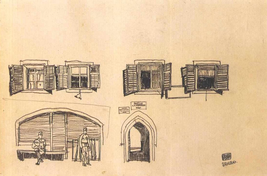 Oddział Brixlegg der k u k Konsumanstalt autorstwa Egon Schiele