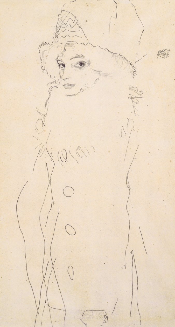 Gerti Schiele autorstwa Egon Schiele