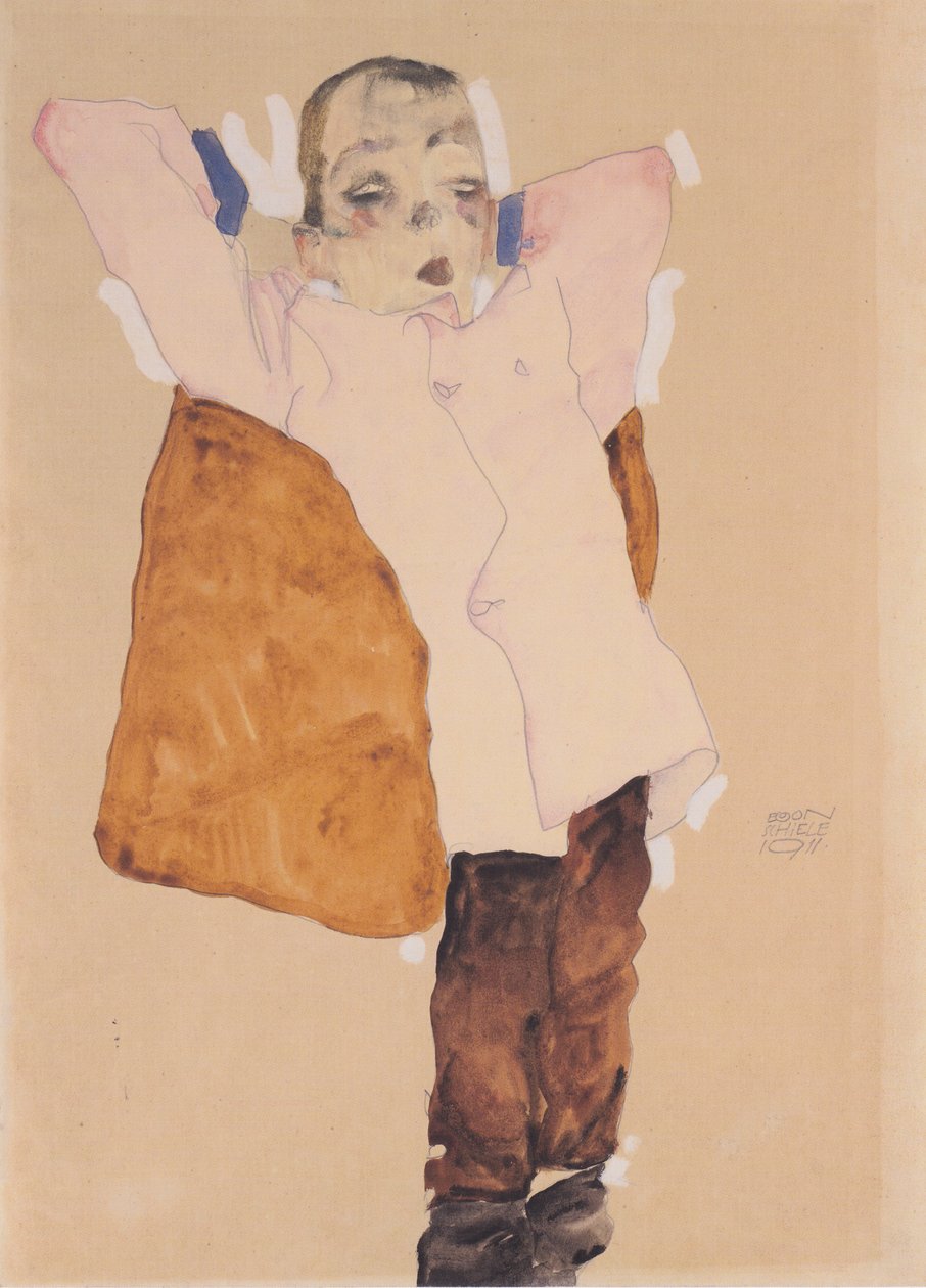 Knabe (mały) autorstwa Egon Schiele