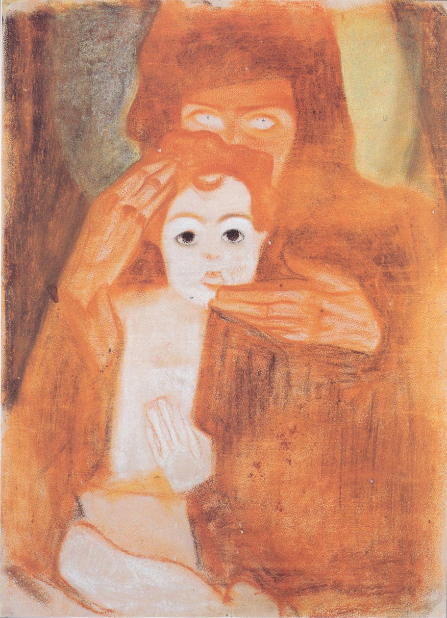 Madonna z Dzieciątkiem autorstwa Egon Schiele
