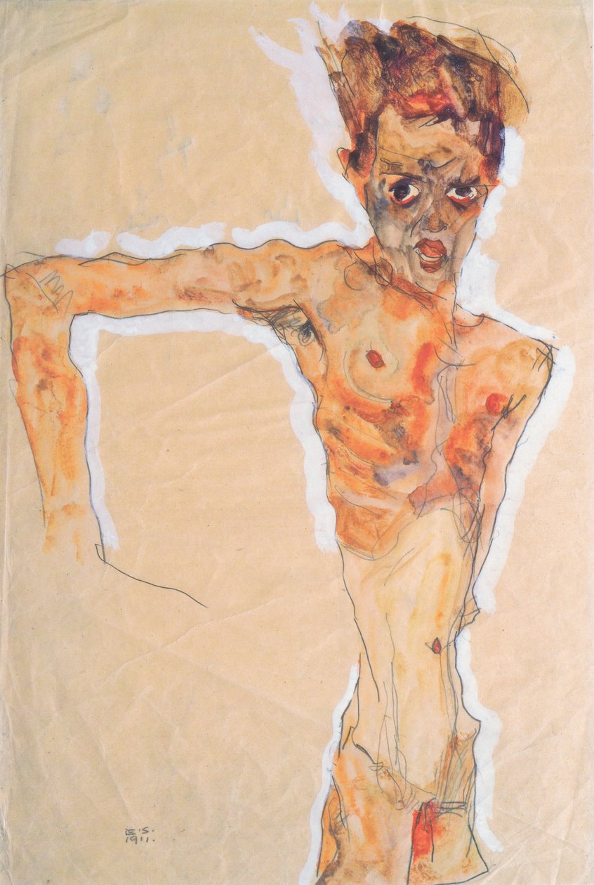 Autoportret autorstwa Egon Schiele