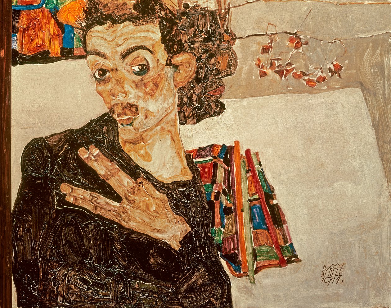 Autoportret, 1911 autorstwa Egon Schiele
