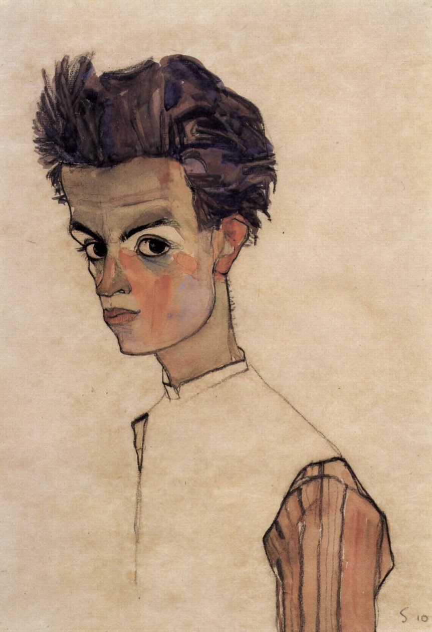 Autoportret autorstwa Egon Schiele