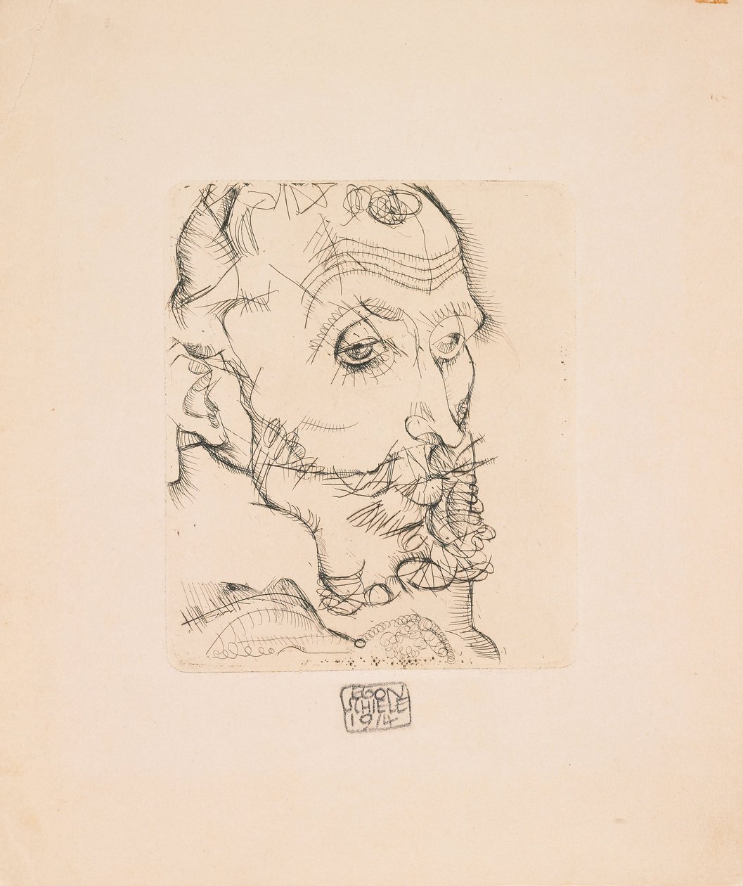 Portret Franza Hauera autorstwa Egon Schiele